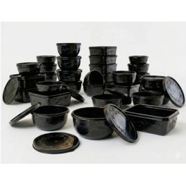 Kit 21 Potes Plásticos Com Tampa Tamanhos Variados Livre Bpa