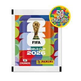 Kit 350 Figurinhas Do Álbum Copa Do Mundo 2026- 50 Envelopes
