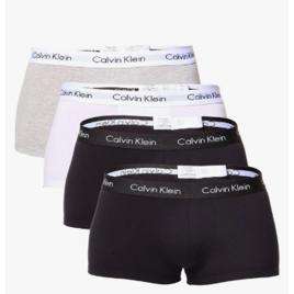 Kit 4 Cuecas Masculina Low Rise Trunk Algodão Calvin Klein