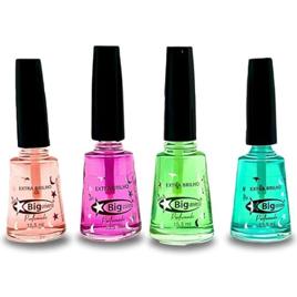 Kit 4 Esmaltes Extra Brilho Perfumado 3Free