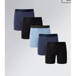 Kit Cuecas 5 unidades Confortáveis Boxer Comfort insider