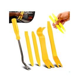 Kit 5 Espátulas Nylon Desmontar Painel Moldura Portas Carros