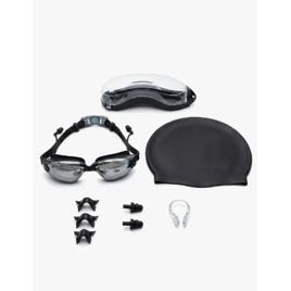 Kit 5 Peças Óculos De Natação Antiembaçante Com Touca