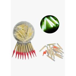 Kit 50 Bastao Luz Quimica Para Boia Vara Linha Pesca Noturna