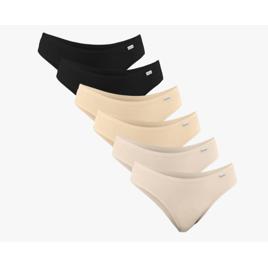 Kit 6 Calcinhas Biquini Em Algodão Cotton Original Delrio