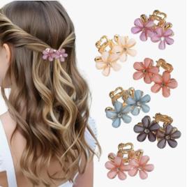 Kit 6 Presilha De Cabelo Florzinha