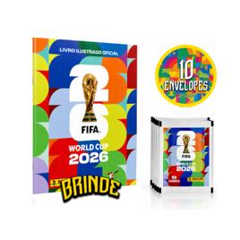 Kit 70 Figurinhas Do Álbum Copa Do Mundo 2026 + Brinde