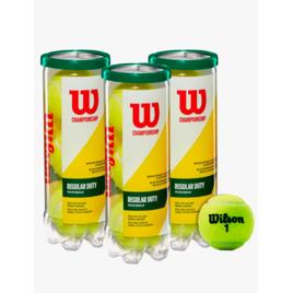 Kit Bola De Tênis Championship 9 Unidade Profissional Wilson Cor Amarelo