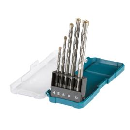 Kit Brocas 5 Peças Para Concreto Alvenaria D-72877 Makita