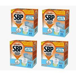 Kit C/4 Repelente Eletrico Líquido Sbp 45n + 4 Refil 35ml