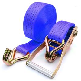 Catraca E Cinta 9m 50mm Gancho J 5 Ton Caminhão