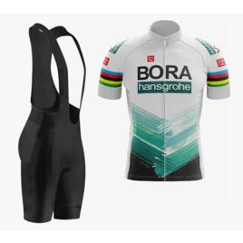 Kit Ciclismo Camisa Bretelle Gel Kit Roupa Ziper Total