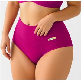 Kit Com 10 Lindas Calcinha Cós Alto Cores Atacado Revenda