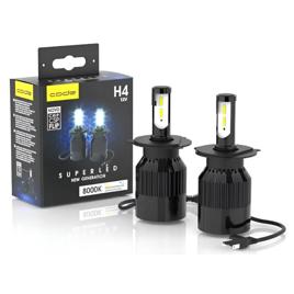 Kit Super Led Techone 8000k 12v H1 H3 H4 H7 H8 H11 Hb4