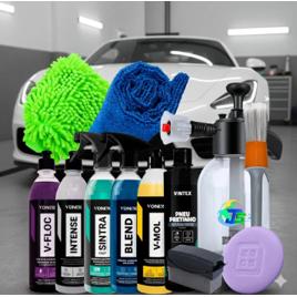 Kit Completo Lavar Carro Rapido Cera Pulverizador 2l