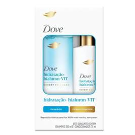 Kit Dove Hidratacao Hialuronico Shampoo 350ml+cond 175ml