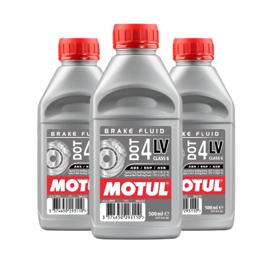 Kit Fluido De Freio Motul Dot 4 Lv 500ml 3 Unidades