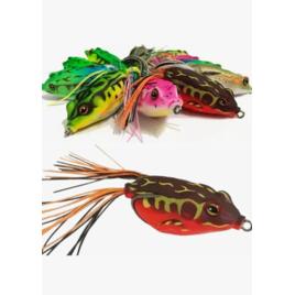 Kit Iscas Frog Sapo Anti Enrosco 5 Unidades Peixes Predadores