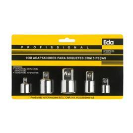 Kit Jogo De Adaptadores Para Soquetes Com 5 Peças 9od Eda