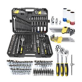 Kit Jogo De Ferramentas Oficina Com 222 Ferramentas E Maleta