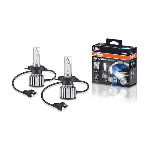 KIT LED COOL BLUE CROSS H4 OSRAM - 64193CW CBC - Potência 23W - Tensão 12V - 2 anos de Garantia - 6000K Branca Azulada