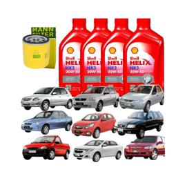 Kit Óleo Filtro Gm Corsa Celta Astra Cobalt Shell 20w50