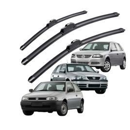 Kit Par Palheta Limpador de para-brisa E Traseira Gol G2 G3 G4