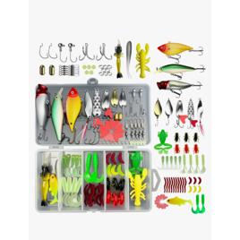 Kit Pesca Isca Artificial 78 Unidades Pescaria Tucunaré E Traíra