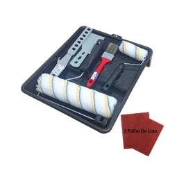 Kit Pintura Rolo Antrespingo Pintura De Parede Teto 9 Itens