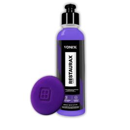 Kit Restaurax 240ml Renova Plásticos Proteção Aplicador Zacs