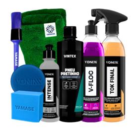 Kit Shampoo V-floc Cera Tok Final Revitalizador Intense 240ml Vonixx Pretinho Vintex