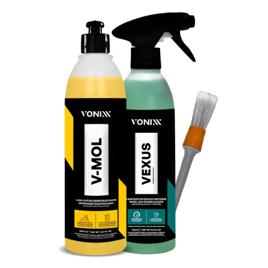 Kit Shampoo V-mol Desengraxante Limpa Roda Motor Vexus