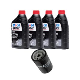 Kit Troca De Óleo Mobil 20w50 E Filtro Motor Ap 1.6 1.8 2.0