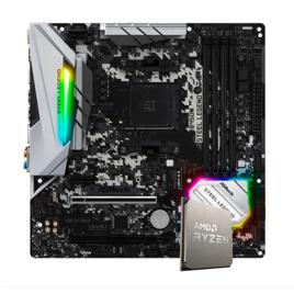 Kit Upgrade AMD Ryzen 5 5500 + Placa Mãe ASRock B450M Steel Legend