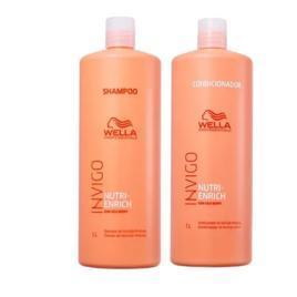 Kit Wella Professionals Invigo Nutri-Enrich Shampoo e Condicionador Litro
