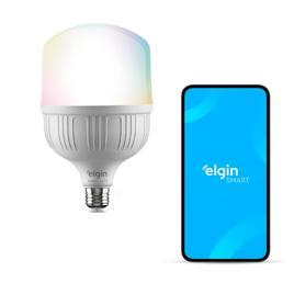 Lâmpada Inteligente Alta Potência 20W Elgin Color RGB Wifi Compatível com Alexa e Google Home