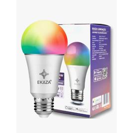 Lâmpada Inteligente Ekaza Ekhm-T609 Rgb A60 9W+3RGB Smart Alexa e Google Home