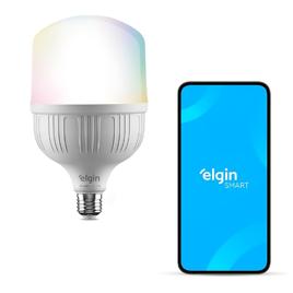 Lâmpada Inteligente Elgin 30W Color RGB