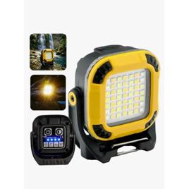 Lanterna Trabalho Led Portátil Lampião Recarregável Camping
