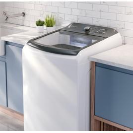 Lavadora de Roupas Electrolux 18kg Cesto Inox 11 Branco Efficient LEE18 110V