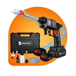 Lavadora Lava Jato Portátil De Alta Pressão Com 2 Baterias