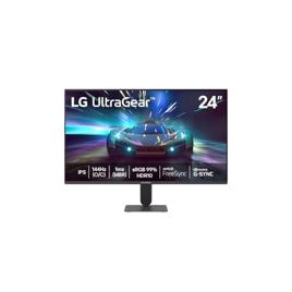 LG UltraGear Monitor Gamer 24" IPS 144Hz (O/C) 1ms (MBR) Full HD (1920x1080) HDR10 NVIDIA G-SYNC AMD FreeSync, Preto - 24G411A