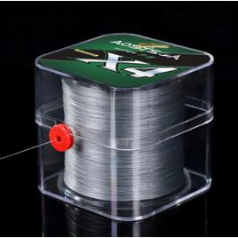Linha De Pesca Multifilamento 300metro Pe 4 Fios Supertração Cinza-0.50mm-38kg-8.0