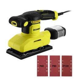 Lixadeira Orbital 350w Elétrica Profissional Velocidade Variável 7000-13000 Rpm 6 Lixas Desoon