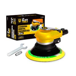 Lixadeira Pneumática Roto Orbital 6 Rokit Hookit Roquite Cor Amarelo