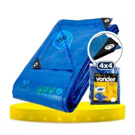 Lona Polietileno Impermeavel 4x4 150 Micra Multiuso Forte