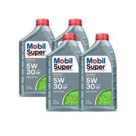 4 Litros Oleo Lubrificante Mobil Super 5w30 Sintético Api Sp