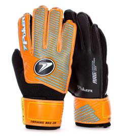 Luva de Goleiro Poker Campo Training Neo Junior Laranja e Preto Tam 4