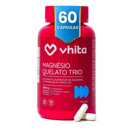 Magnésio Quelato Trio Vhita 3 Em 1 - 60 Caps