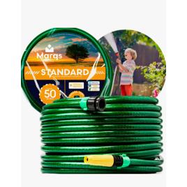 Mangueira Para Jardim 50m Metros Com Esguicho Trançada Reforçada Flexível 7/16 Anti Dobra